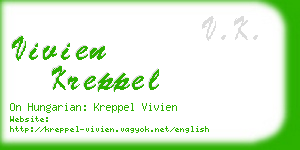 vivien kreppel business card